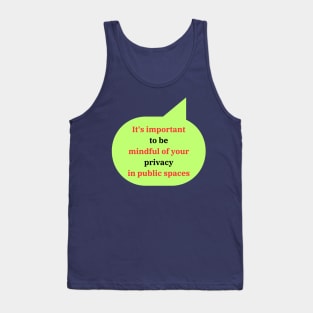 Privacy Tank Top